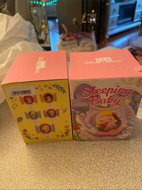 Sleeping Baby Blind Box Figure - Pink & Yellow Collectible